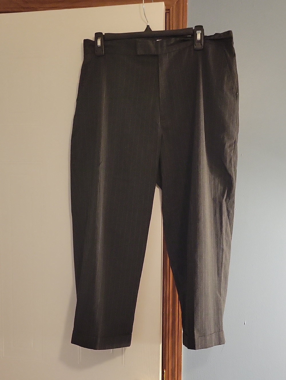 🎈GAP Women’s Black Pinstripe Dress Trousers Size 12